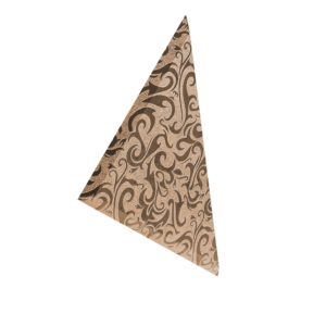 ТЗРАл-1 Плитка треугольная зеркальная рыжая “Алладин-1” (180х180мм) уп. 10 шт.