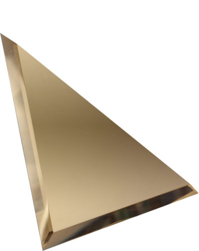 БУ-15-Зеркальная плитка бронза угол 150х150мм фацет 10мм