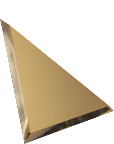 БМУ-15-Зеркальная плитка бронза матовый угол 150х150мм фацет 10мм