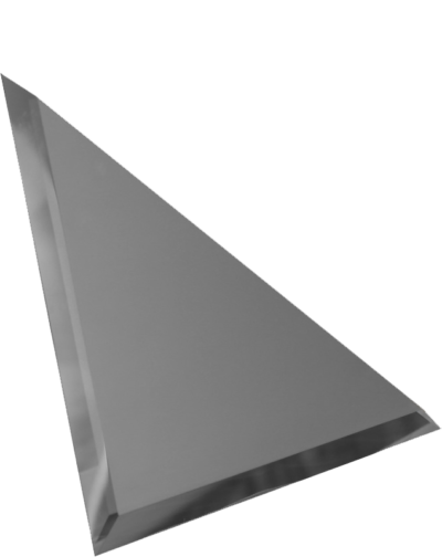 ГМУ-15-Зеркальная плитка графит матовый угол 150х150мм фацет 10мм