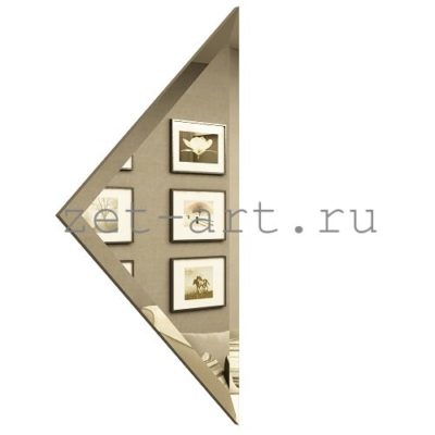 БУ-15-Зеркальная плитка бронза угол 150х150мм фацет 10мм