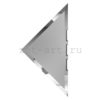 СМУ-15-Зеркальная плитка серебро матовый угол 150х150мм фацет 10мм