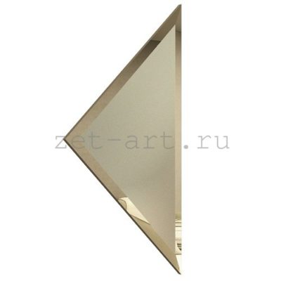 БМУ-18-Зеркальная плитка бронза матовый угол 180х180мм фацет 10мм